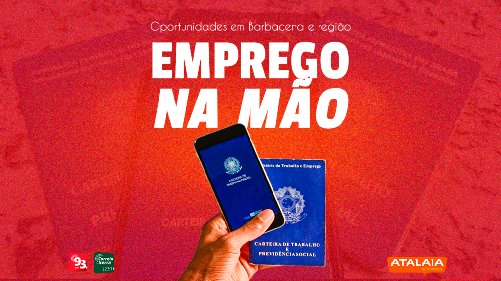 Emprego na Mão dessa quarta-feira (20/11)