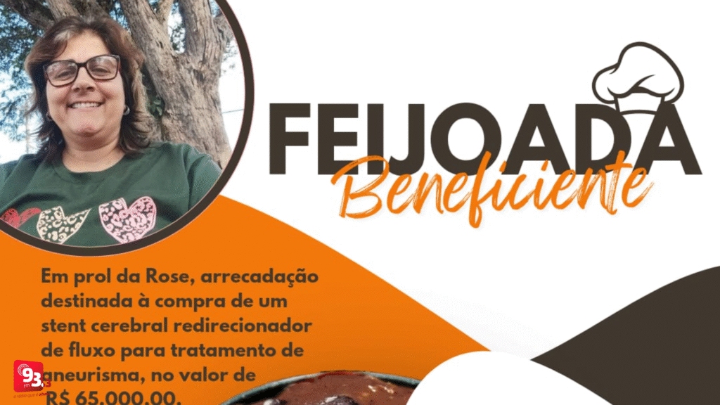 Barbacenense realiza feijoada beneficente para compra de stent cerebral