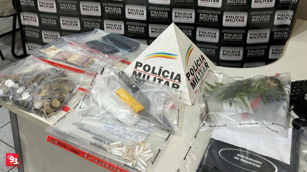 Casal é preso em flagrante com cocaína, crack e dinheiro em operação policial