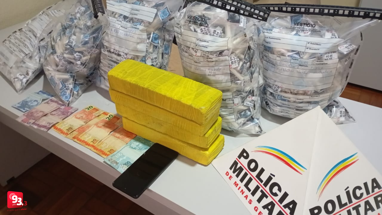 Leia mais sobre o artigo Mais de 2 mil unidades de cocaína são apreendidas na região
