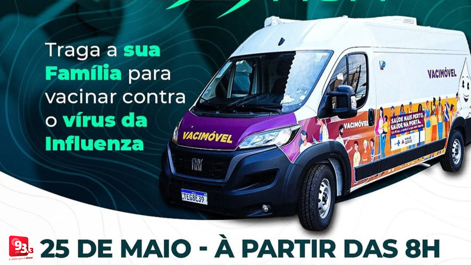 Leia mais sobre o artigo Vacimóvel realizará imunização contra a gripe durante a Med Run, em Barbacena