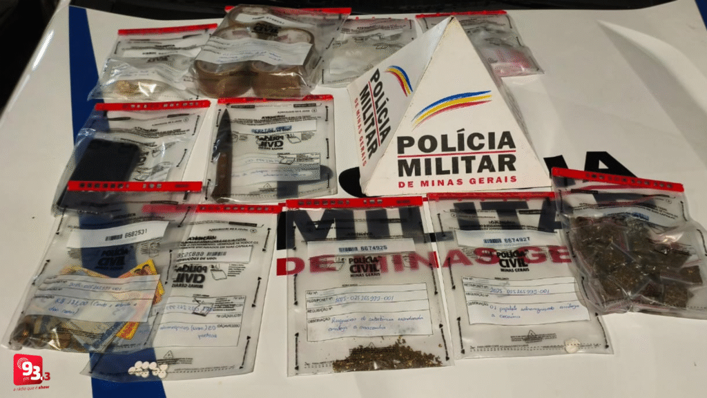 Homem é flagrado com droga escondida na meia em Barbacena