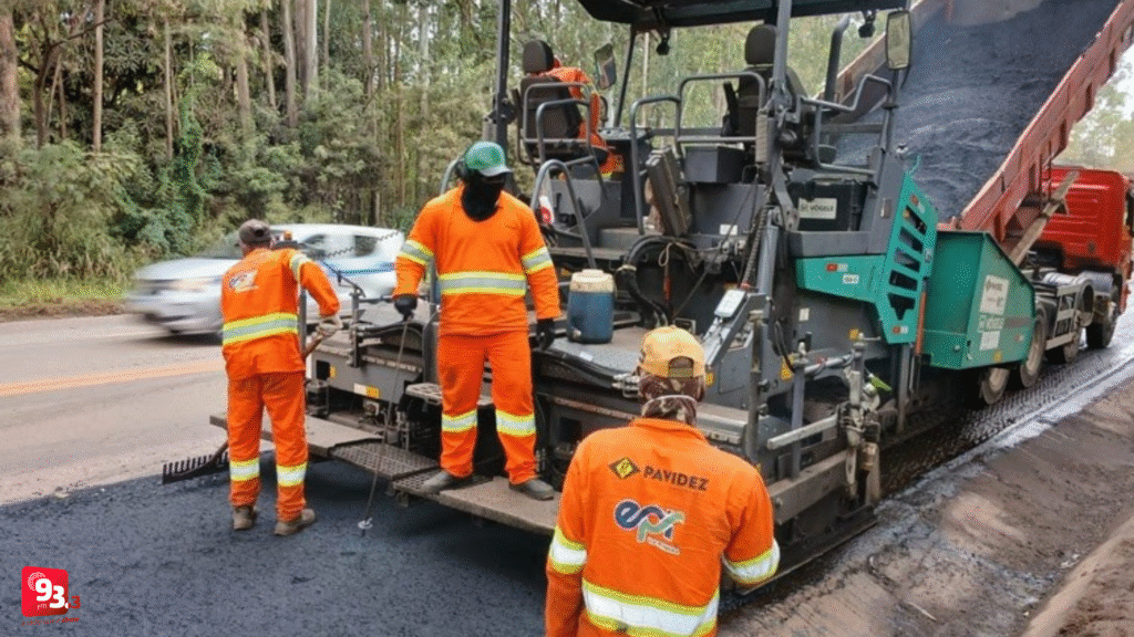 Confira o cronograma de obras da BR-040 em Barbacena essa semana