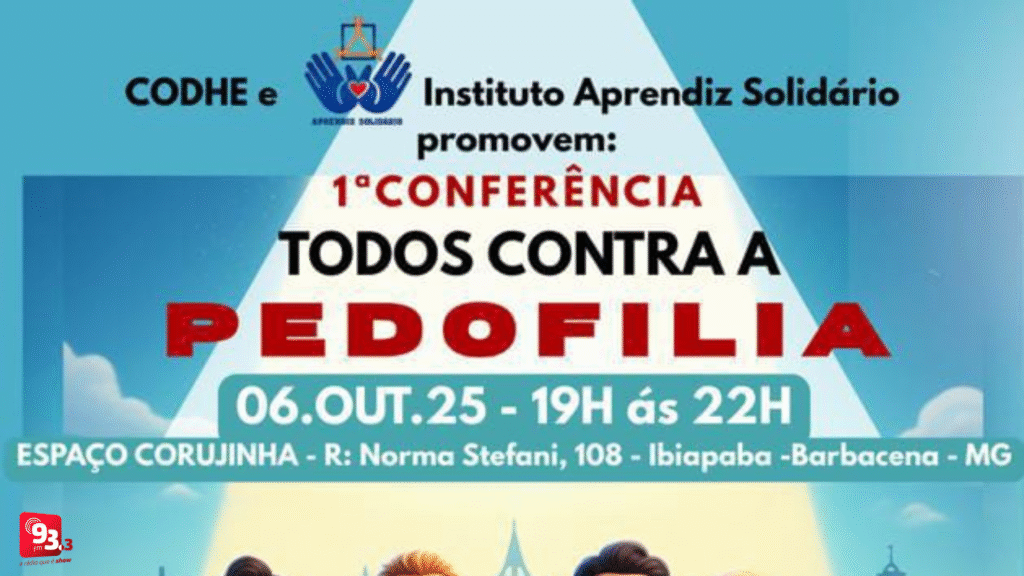 Evento em Barbacena discutirá prevenção e combate à pedofilia