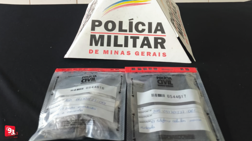 Adolescente é preso com drogas em Barbacena