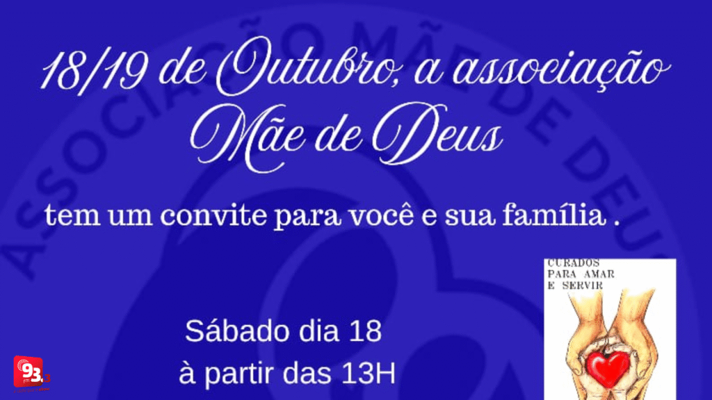 Barbacena recebe Encontro de Cura Interior nos dias 18 e 19 de outubro