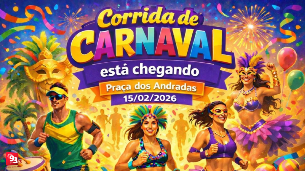 Inscrições abertas para a 8ª Corrida do Carnaval em Barbacena