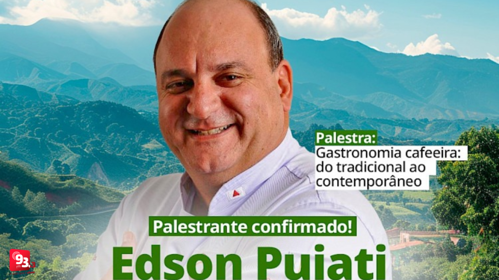 Chefe barbacenense, Edson Puiati, é destaque em fórum sobre cultura cafeeira