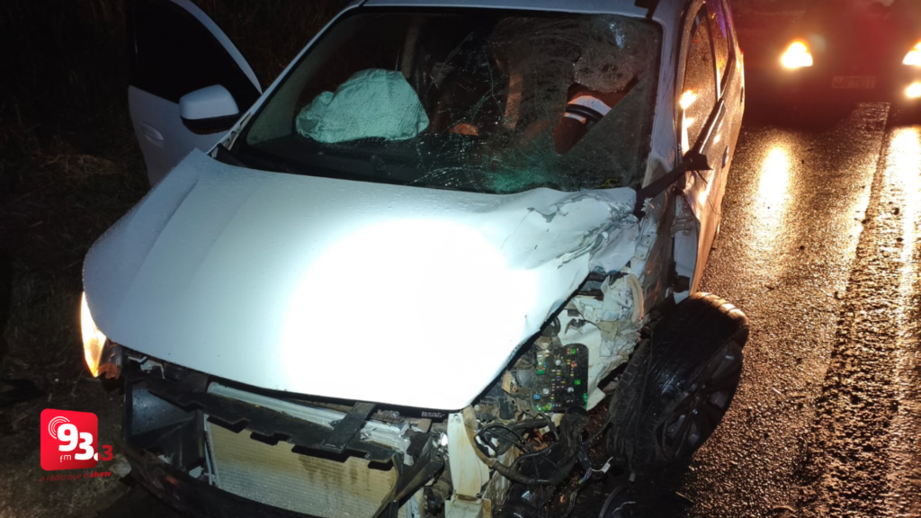 Duas pessoas morreram em grave acidente na BR 265