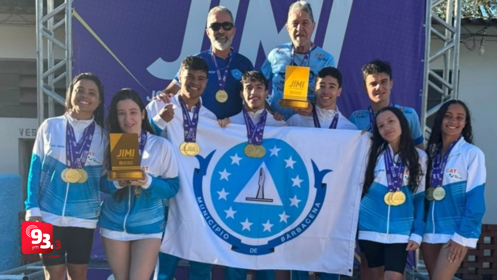 Leia mais sobre o artigo Com 40 medalhas, Barbacena domina o etapa do JIMI 2026 e leva o título geral