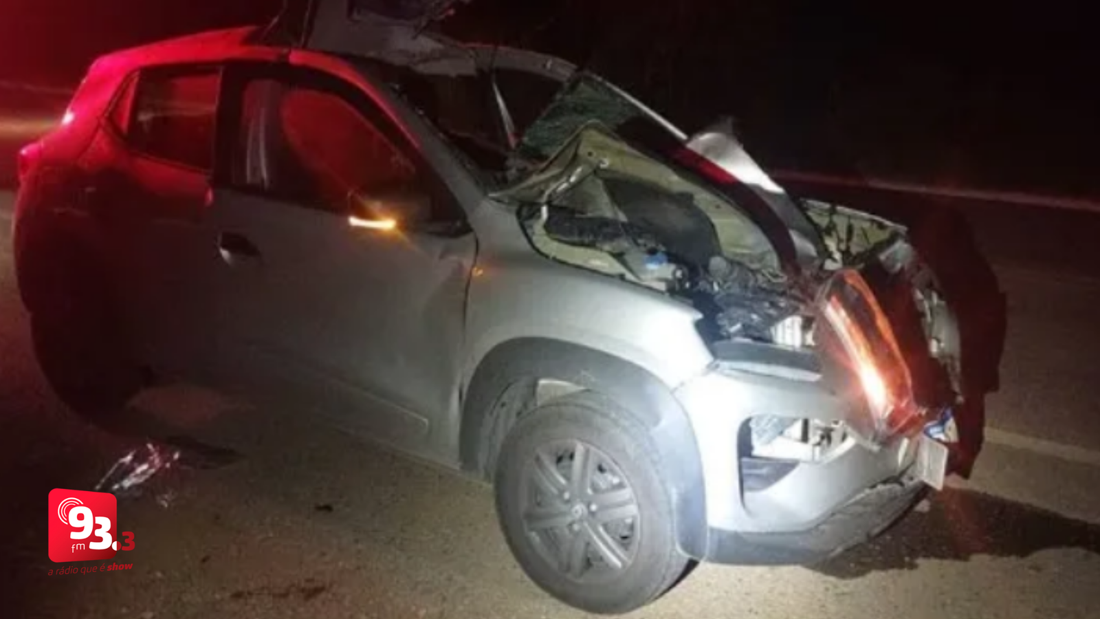 Leia mais sobre o artigo Mulher morre após carro atingir vaca na BR-265, em Tiradentes