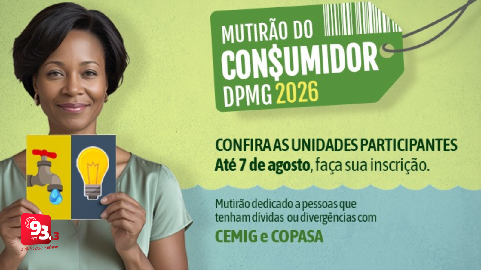 Leia mais sobre o artigo Defensoria Pública realiza mutirão em Barbacena para solucionar conflitos com Cemig e Copasa