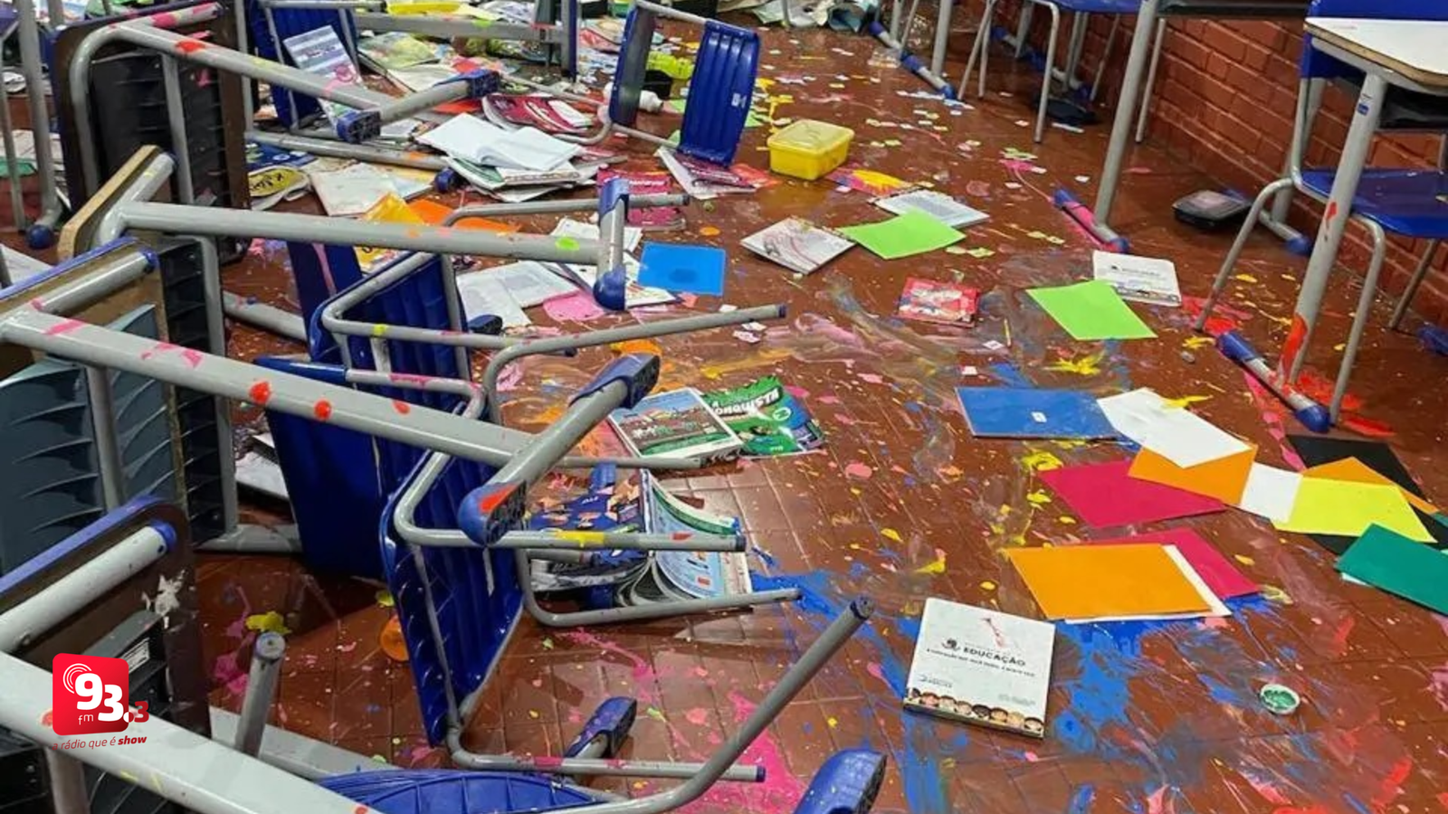 Leia mais sobre o artigo Escola municipal é invadida e alvo de vandalismo; três suspeitos são apreendidos