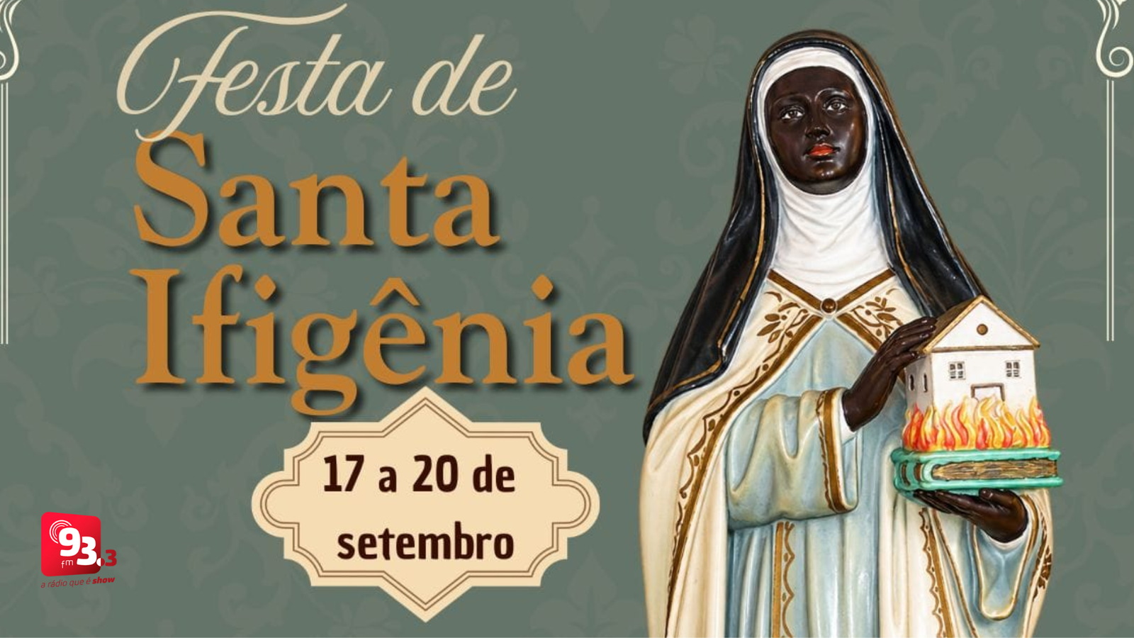 Leia mais sobre o artigo Comunidade celebra Santa Ifigênia em Barbacena